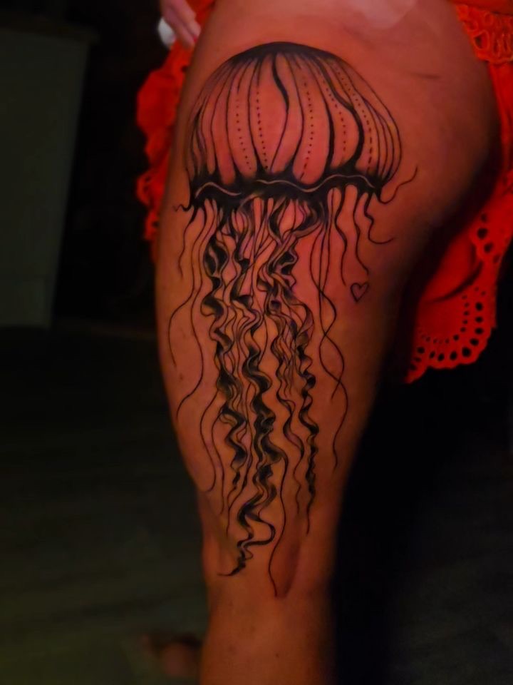 Jellyfish on a forearm