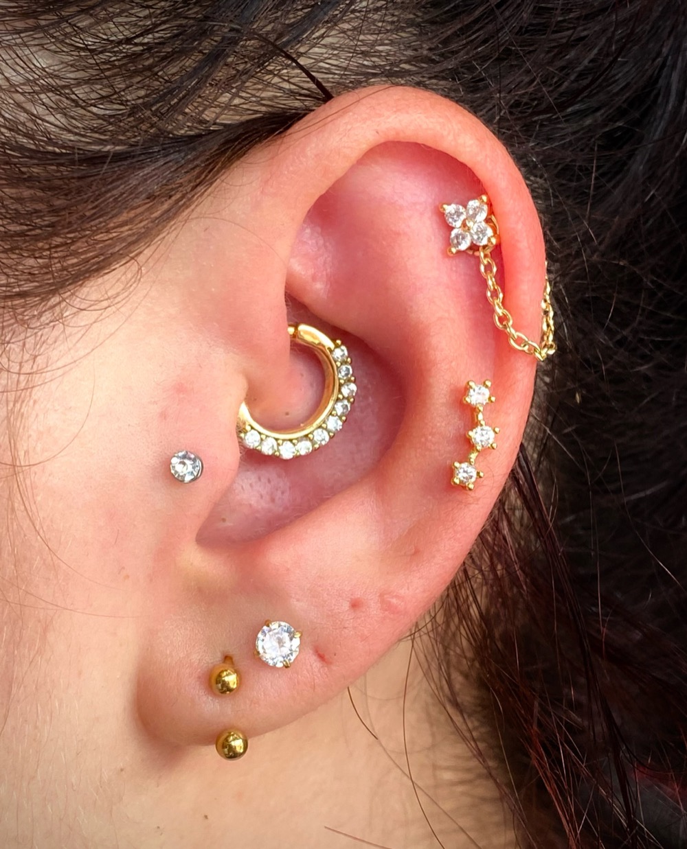 Ear curation, by our piercer
